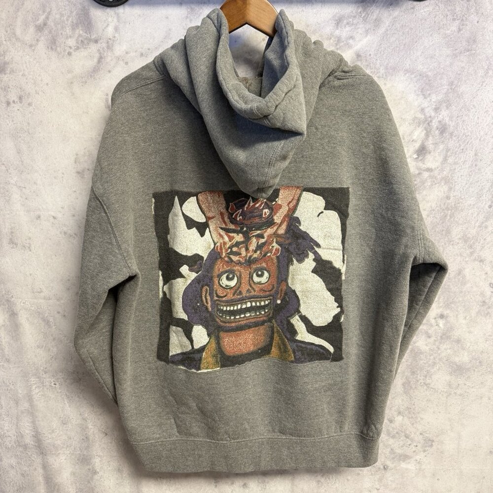 The Weeknd XO Hoodie Sweatshirt Mens XL Gray Full Zip